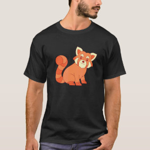 China Forest Wildlife Animal Niedlich Red Panda T-Shirt