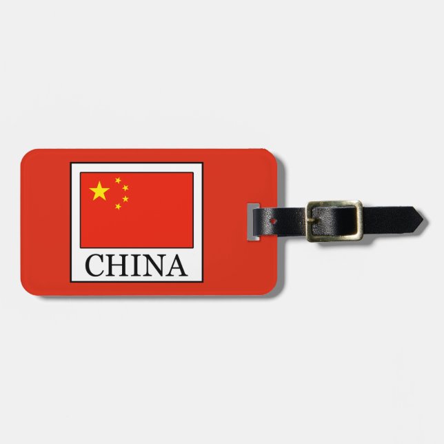 China Gepäckanhänger (Vorderseite horizontal)