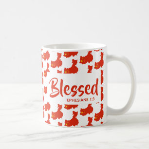 CHINA Gesegnete Ephesianer Christliche Schrift Kaffeetasse