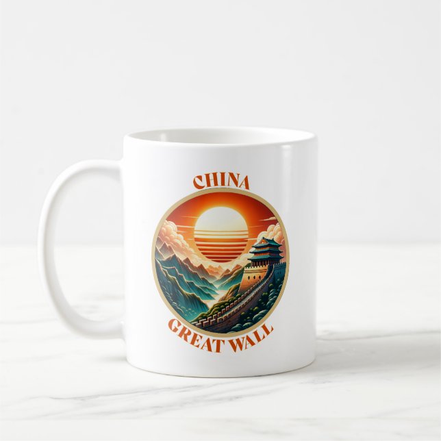 China Great Wall Kaffeetasse (Links)