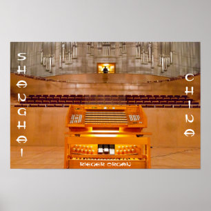 China größtes Orgelposter Poster