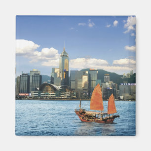 China; Hongkong; Victoria Harbour HafenA Magnet