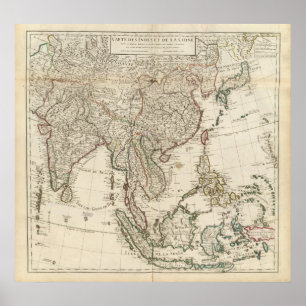 China, Indien, Asien Poster