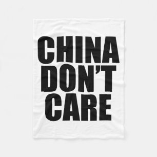 China ist egal fleecedecke