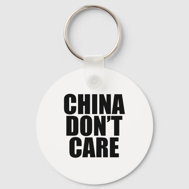 China ist egal  schlüsselanhänger (Vorderseite)