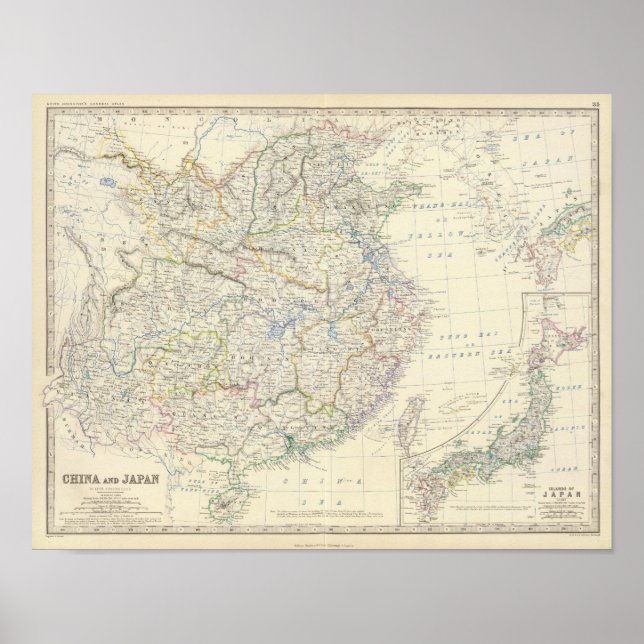 China, Japan Poster (Vorne)