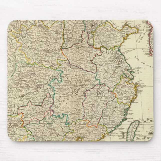 China, Korea Atlas Karte Mousepad (Vorne)