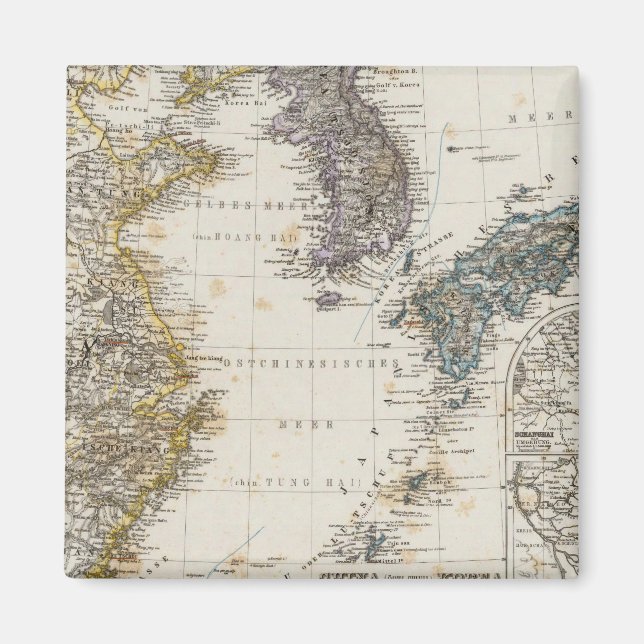 China, Korea, Japan Magnet (Vorne)