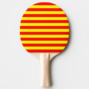china kyrgyzstan spanien flagge streifen rot gelb tischtennis schläger
