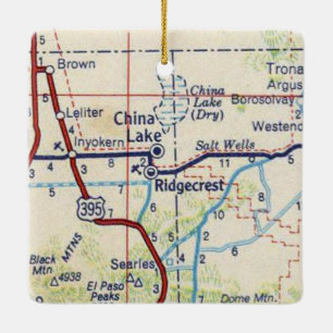 China Lake CA Keramikornament