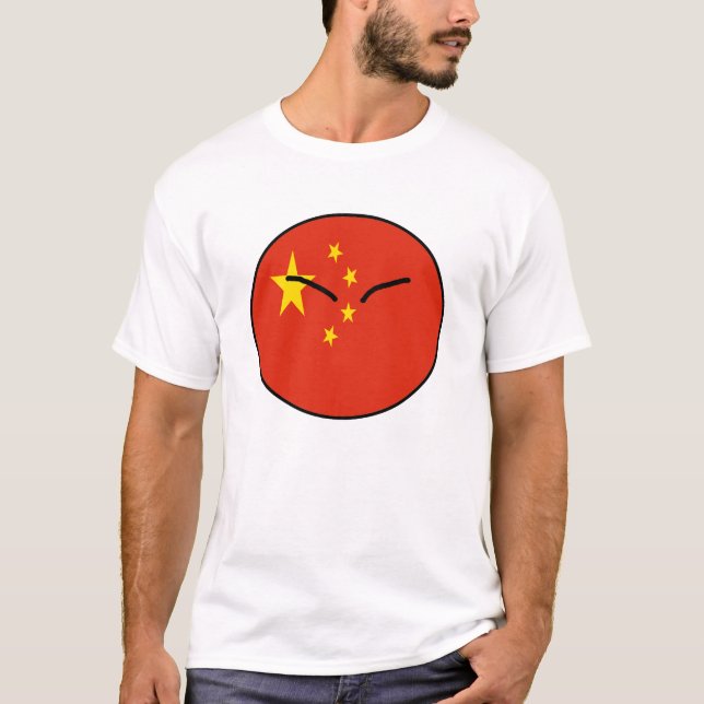 China-Land-Ball T-Shirt (Vorderseite)