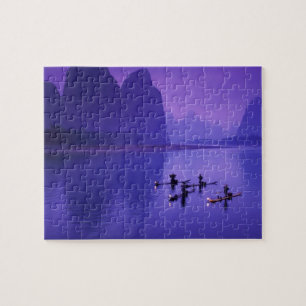 China, Li-Fluss. Kormoranfischer. Puzzle