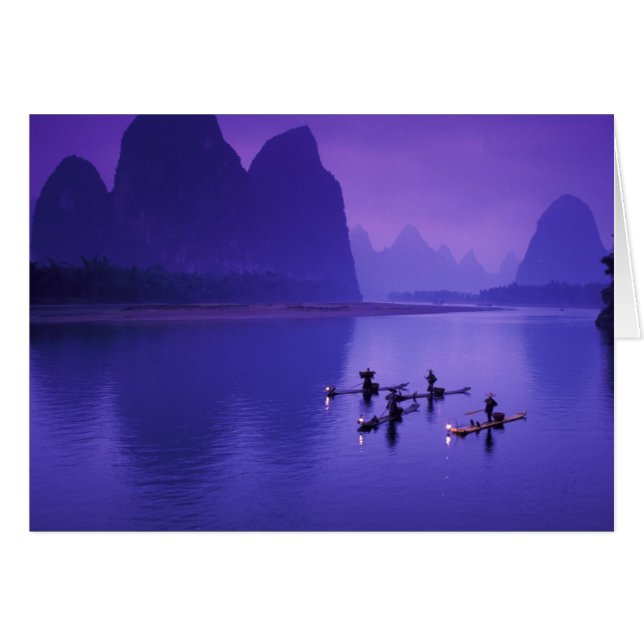 China, Li River. Kormorane (Vorderseite (Horizontal))
