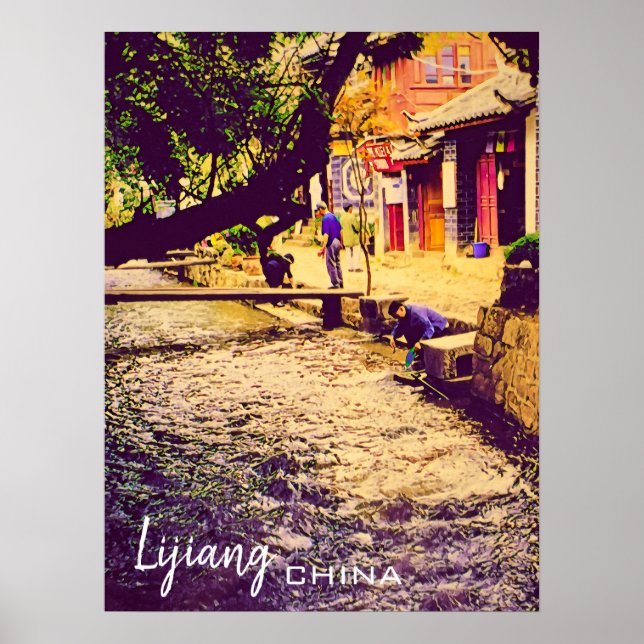 China Lijiang Yunnan Poster (Vorne)