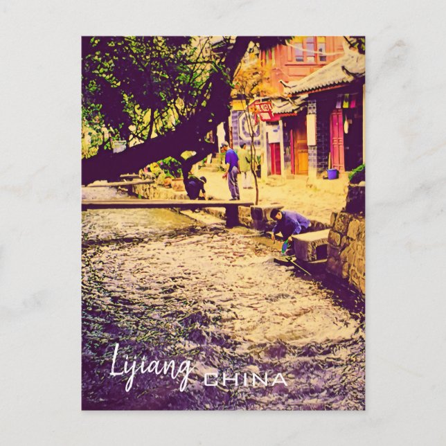 China Lijiang Yunnan Postkarte (Vorderseite)