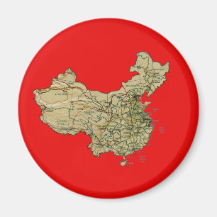 China Map Magnet