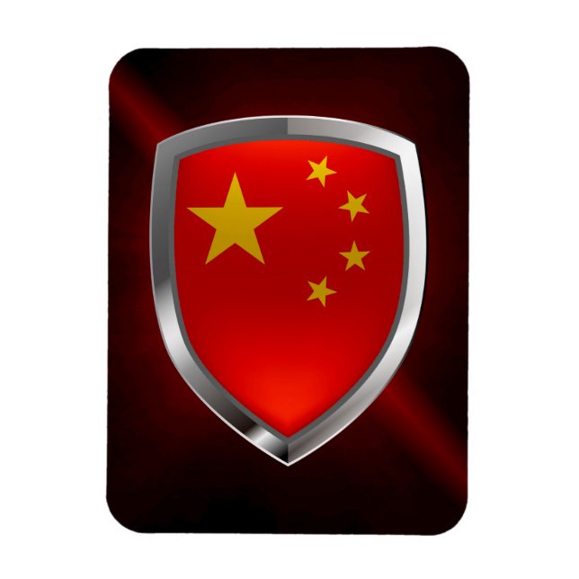 China Metallisches Emblem Magnet (Vertikal)