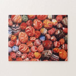 China, Ming-Gräber, bemalte Glas-Souvenirs Puzzle