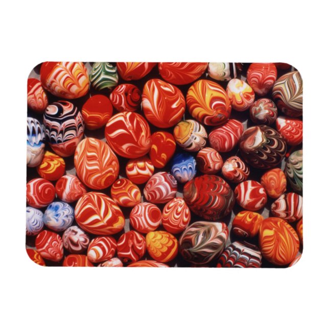 China, Ming Gräber, bemalte GlasSouvenirs Magnet (Horizontal)