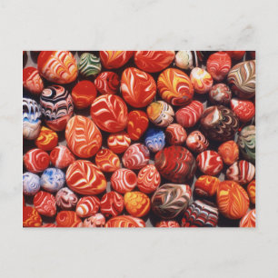 China, Ming Gräber, bemalte GlasSouvenirs Postkarte