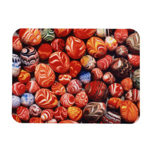 China, Ming Gräber, Gemälde aus Glas Souvenirs Magnet