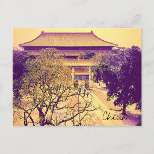 China Ming Tombs Vintage Reise Postkarte