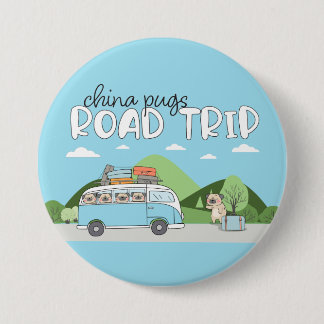 China Mops Road Trip Button