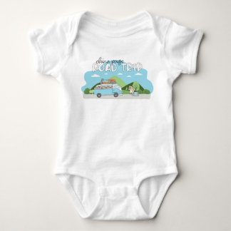 China Möpsen Road Trip Baby Bodysuit Strampler