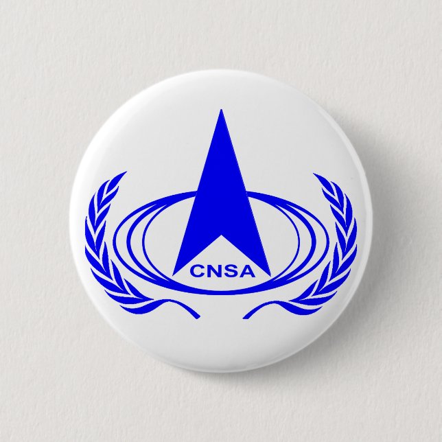 China-nationale Raum-Verwaltung - CNSA Button (Vorderseite)