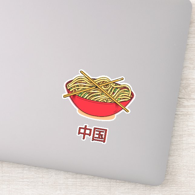 China Noodles Aufkleber (Detail)