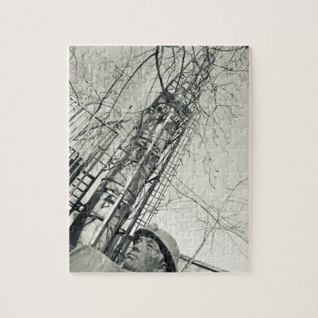 China, Peking, Bezirk Chaoyang. Dashanzi 798 Puzzle (Vertikal)