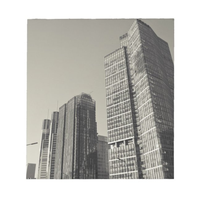 China, Peking, Bezirk Chaoyang. Fortune Plaza Notizblock (Vorderseite)