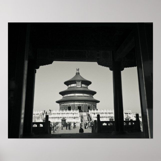 China, Peking, Bezirk Chongwen. Tempel 2 Poster (Vorne)