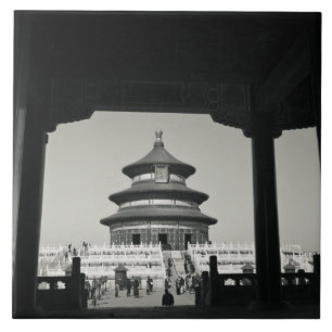 China, Peking, Bezirk Chongwen. Tempel von 2 Fliese
