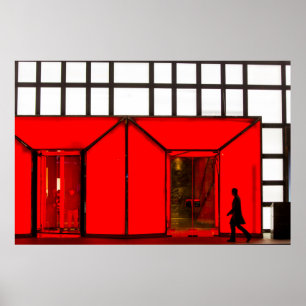 China, Peking   Luxus Shopping Mall Poster