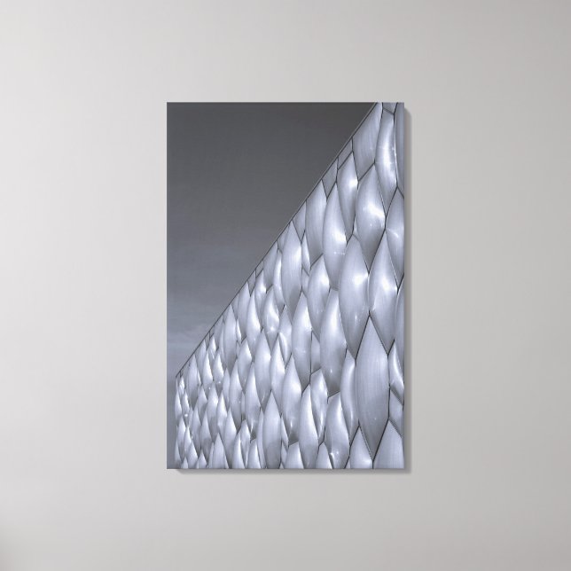 China, Peking. National Aquatics Centre Leinwanddruck (Vorderseite)