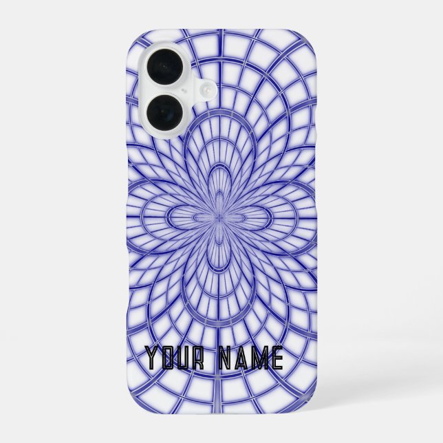 "China Plate"-Design -  iPhone 16 Hülle (Rückseite)