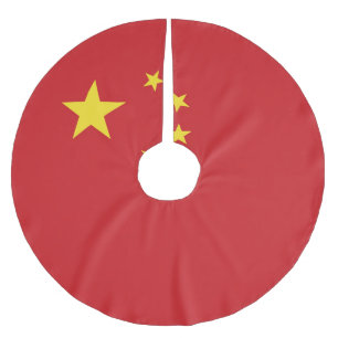 China Polyester Weihnachtsbaumdecke