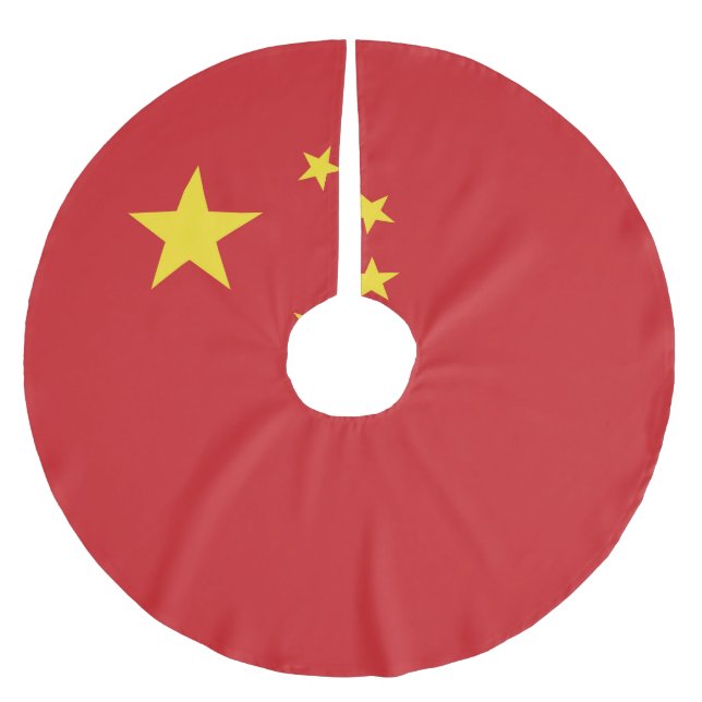 China Polyester Weihnachtsbaumdecke (Vorderseite)
