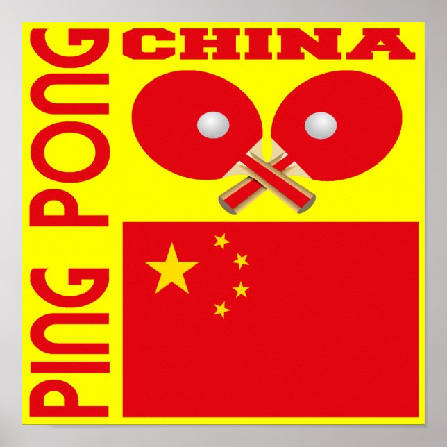 China Pong Pong Poster (Vorne)