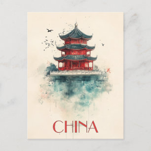 China Postkarte