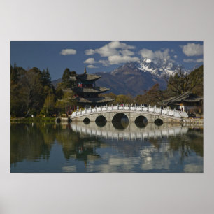 CHINA, Provinz Yunnan, Lijiang. Altstadt Lijiang Poster