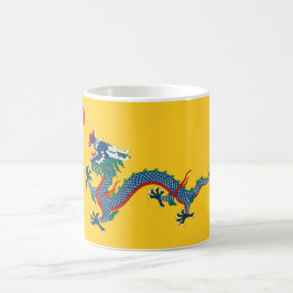 China Qing Dynastie Flag (chinesischer Drache) (as Kaffeetasse