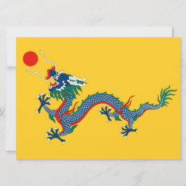 China Qing Dynastie Flag (chinesischer Drache) (as Karte