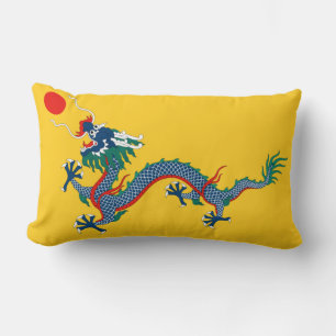 China Qing Dynastie Flag (chinesischer Drache) (as Lendenkissen