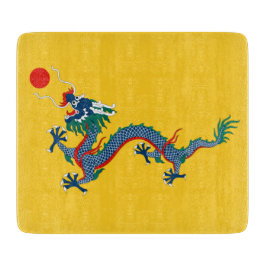 China Qing Dynastie Flag (chinesischer Drache) (as Schneidebrett
