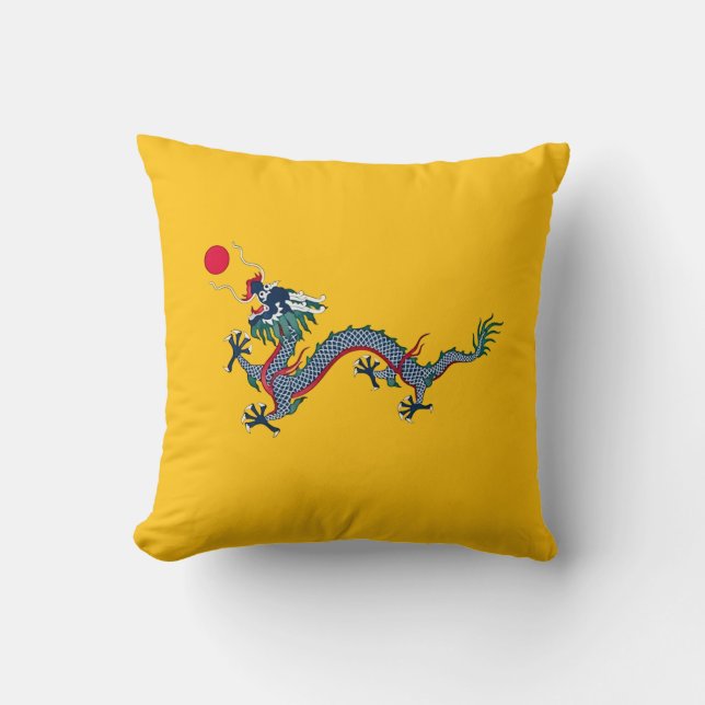 China Qing-Dynastie  Kissen (Vorderseite)