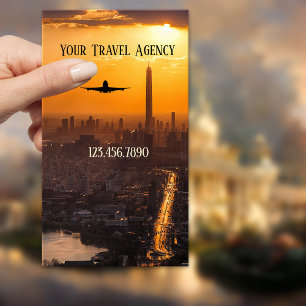 China Reiseagentur Visitenkarte