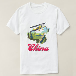 China Reiseplakat T-Shirt