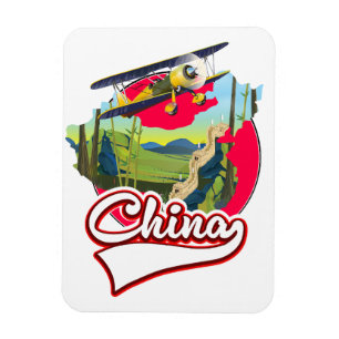 China Reiseplan Logo Magnet